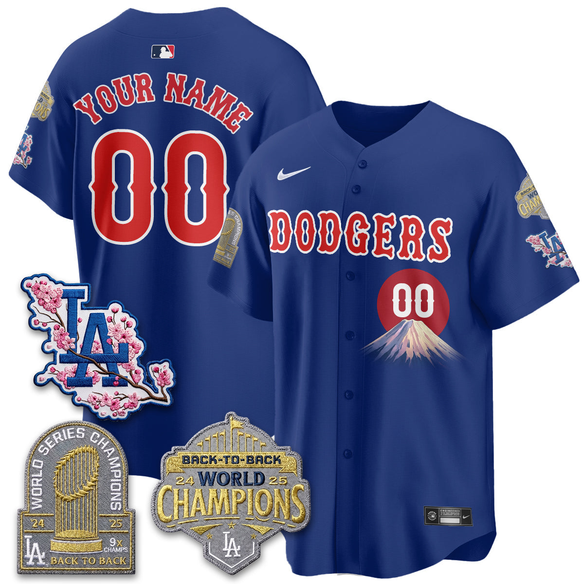 LAD Japanese Heritage Night 2026 Custom Jersey - All Stitched V2