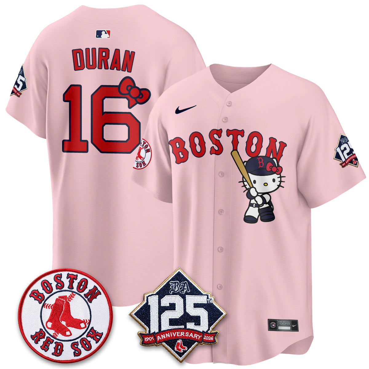 BOS x Meow KT Vapor Limited Pink Jersey - Stitched