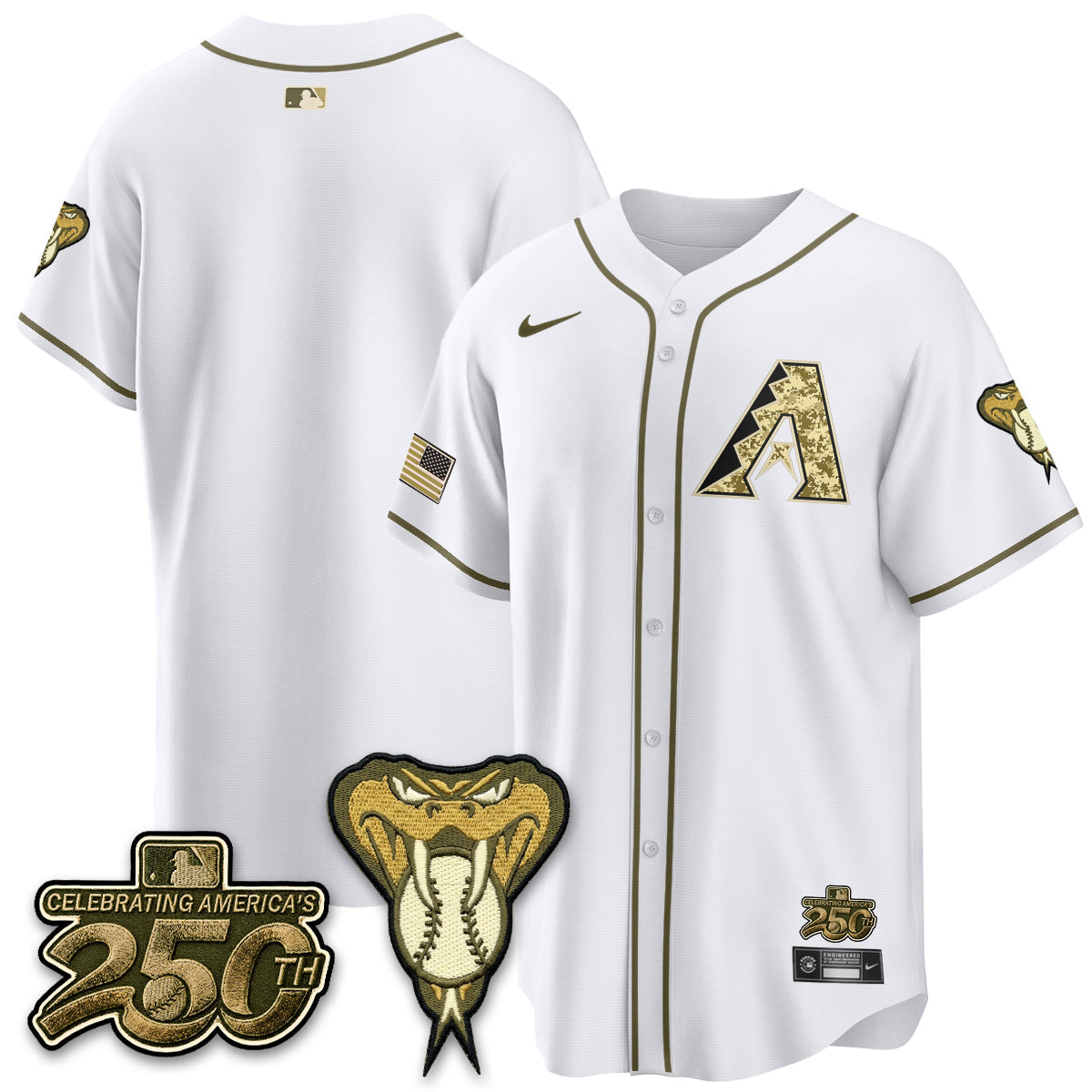 ARI Salute to Service 2026 Vapor Premier Limited Jersey - All Stitched