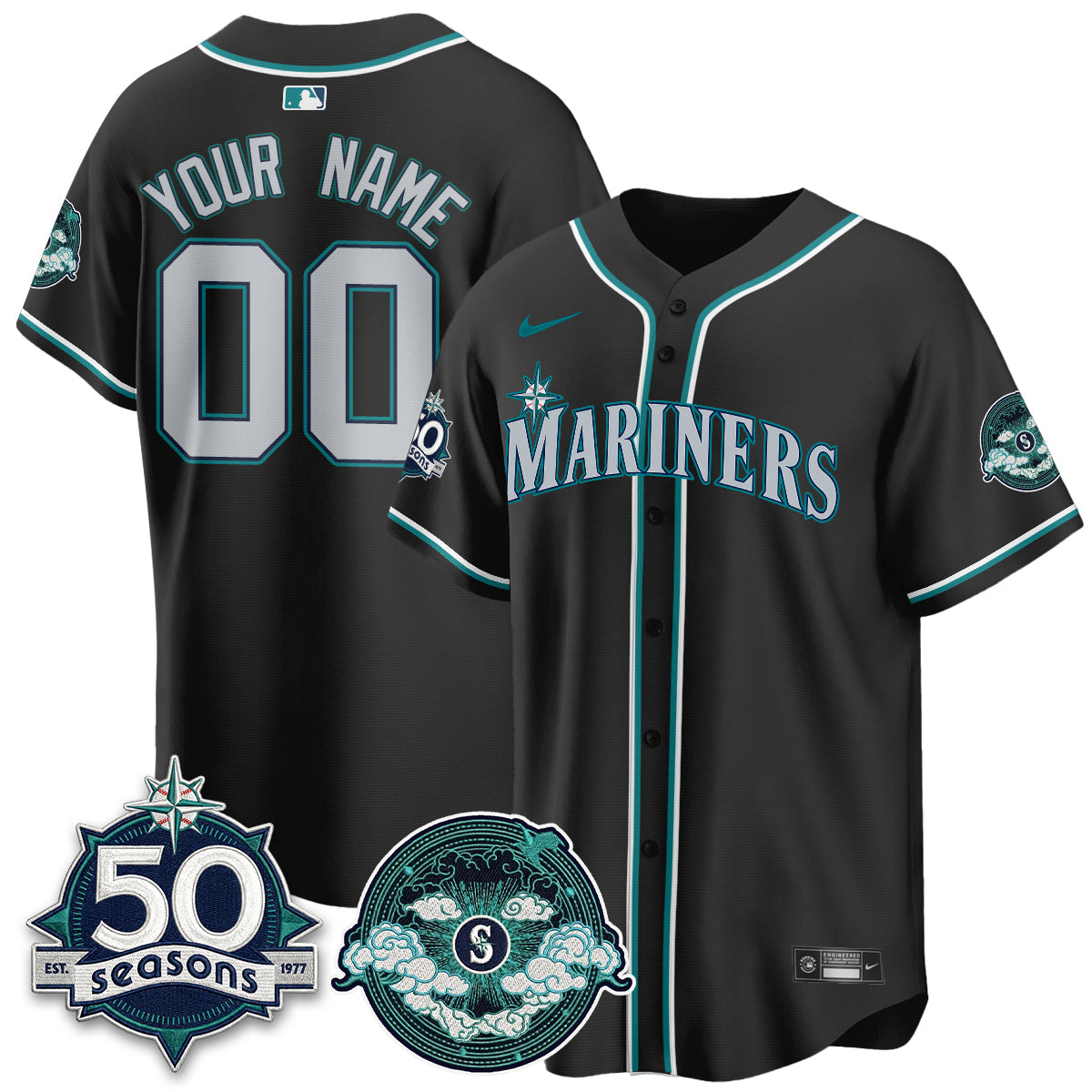 SEA x FW Night Limited Custom Jersey - All Stitched