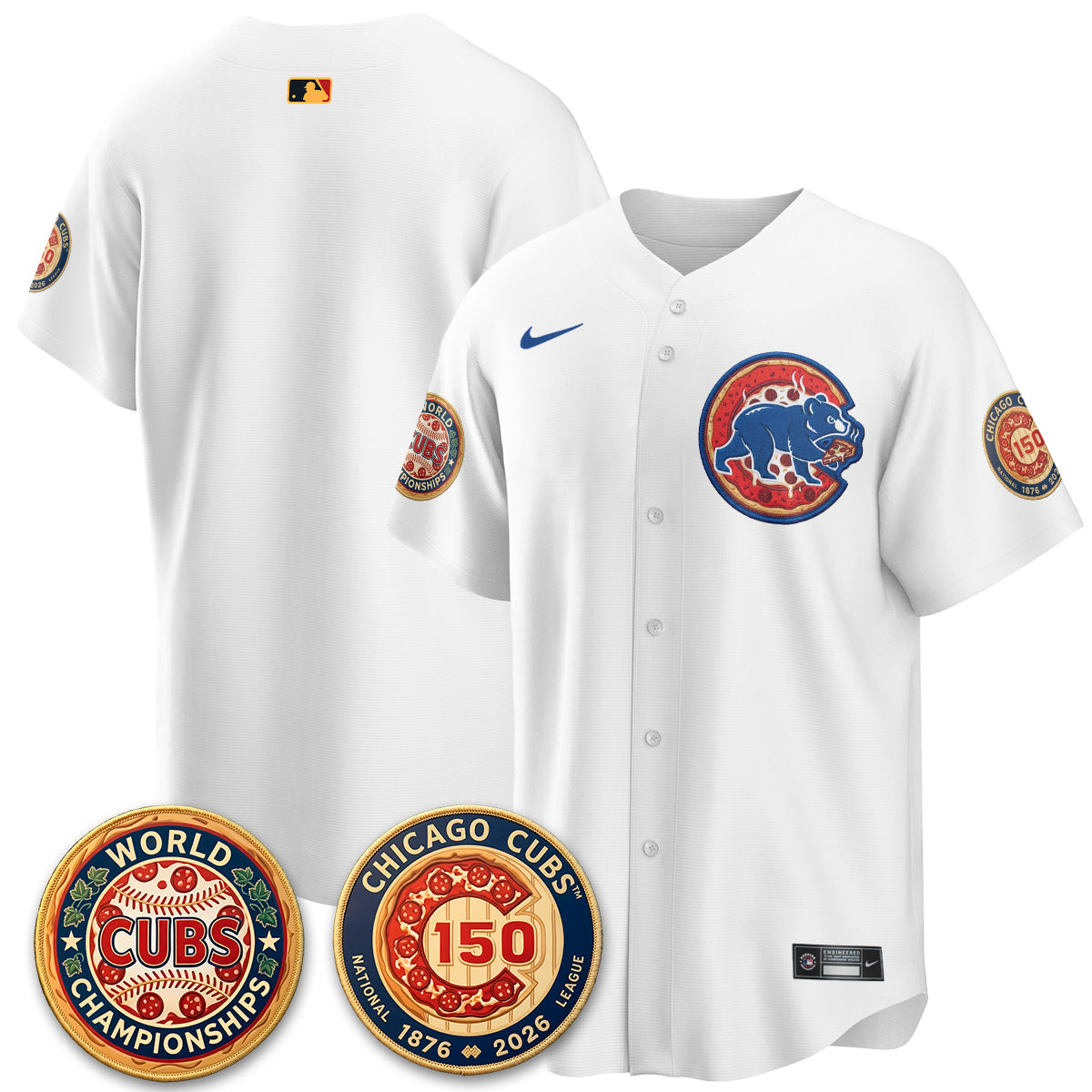 CHC Deep Dish Pizza Vapor Limited Jersey - Stitched