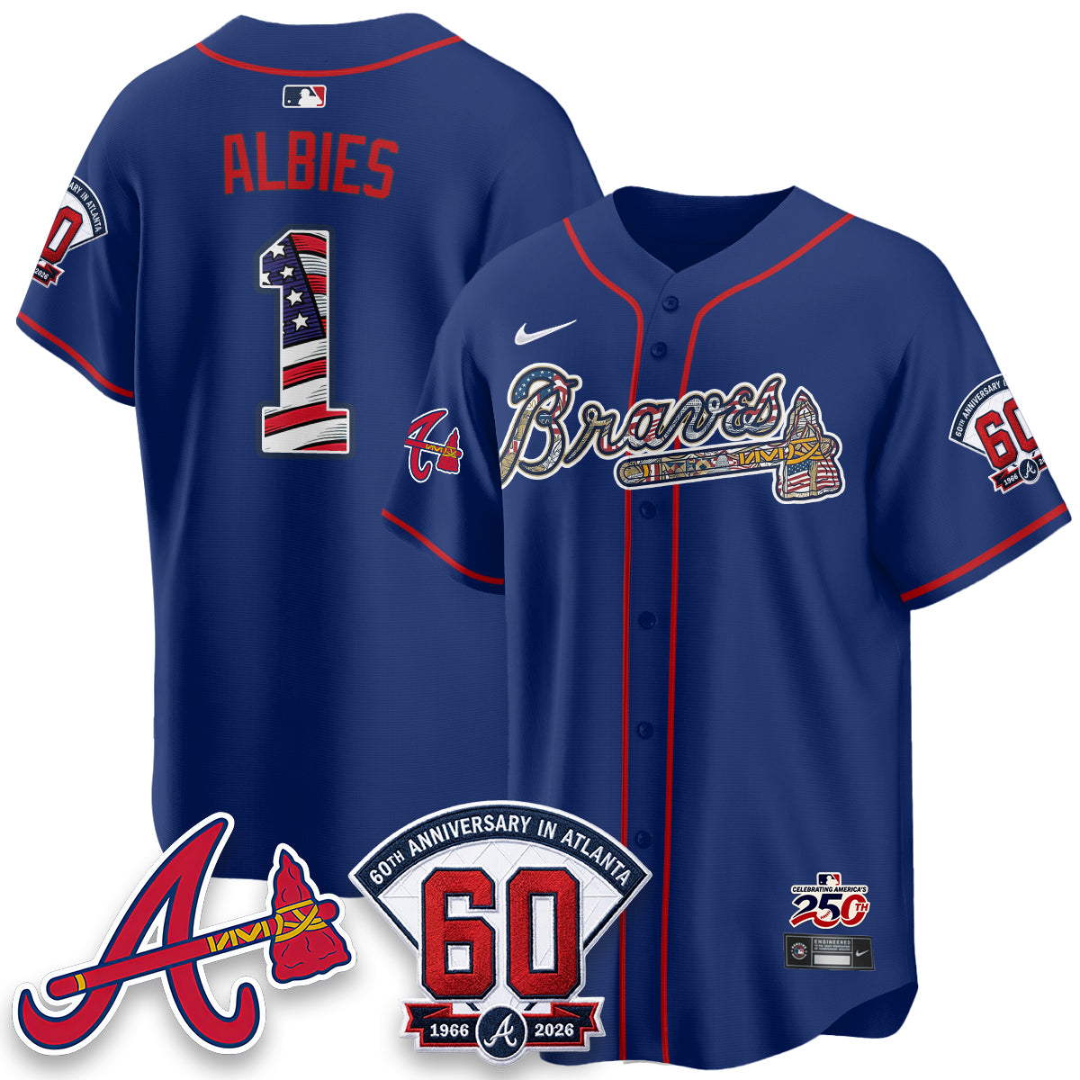 ATL 2026 Independence Day USA Vapor Limited Jersey - Stitched