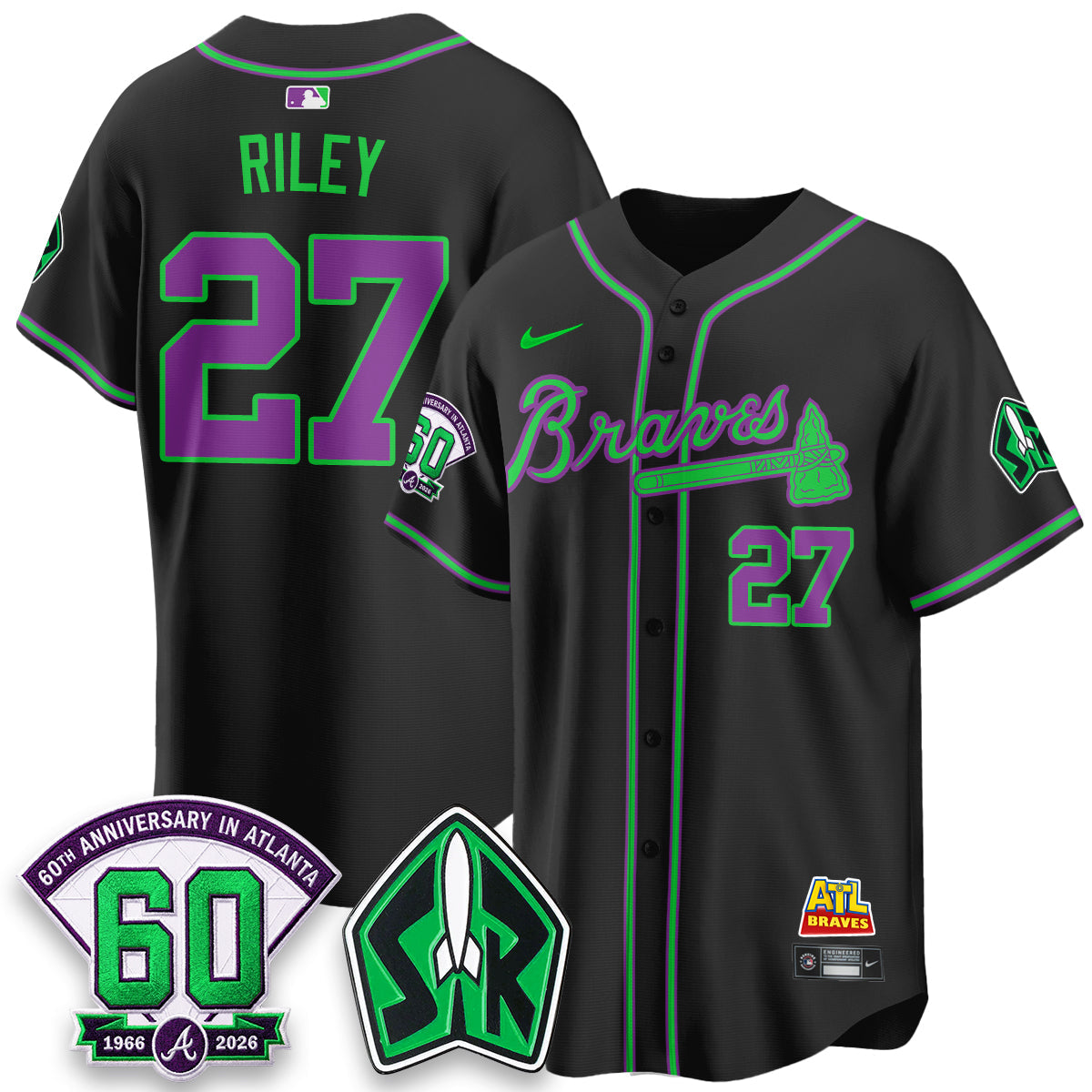 ATL 60th Anniversary Space Ranger Edition Vapor Limited Jersey - All Stitched