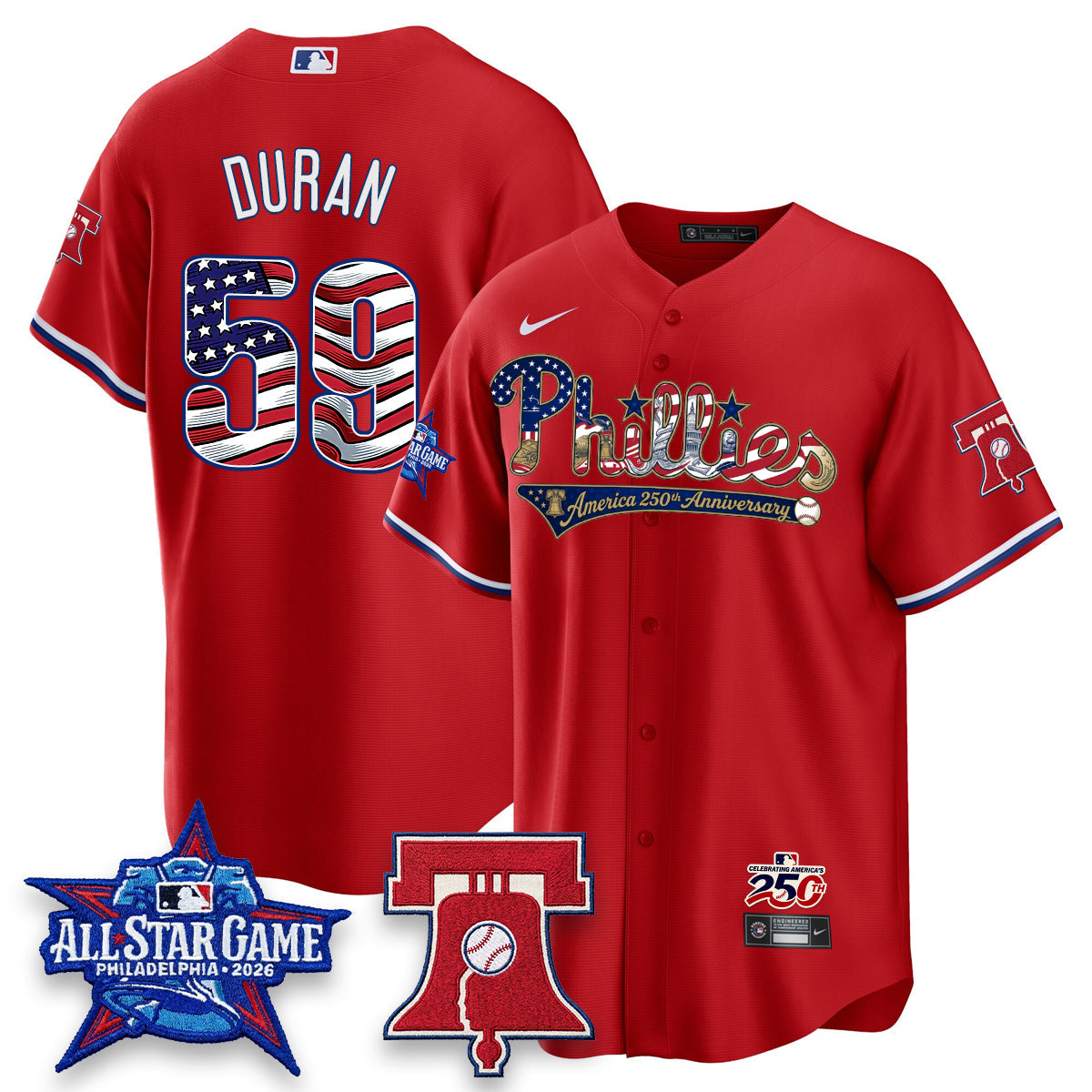PHI 2026 Independence Day USA Vapor Limited Jersey - Stitched (2)