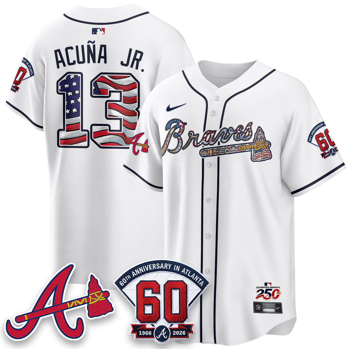 ATL 2026 Independence Day USA Vapor Limited Jersey - Stitched