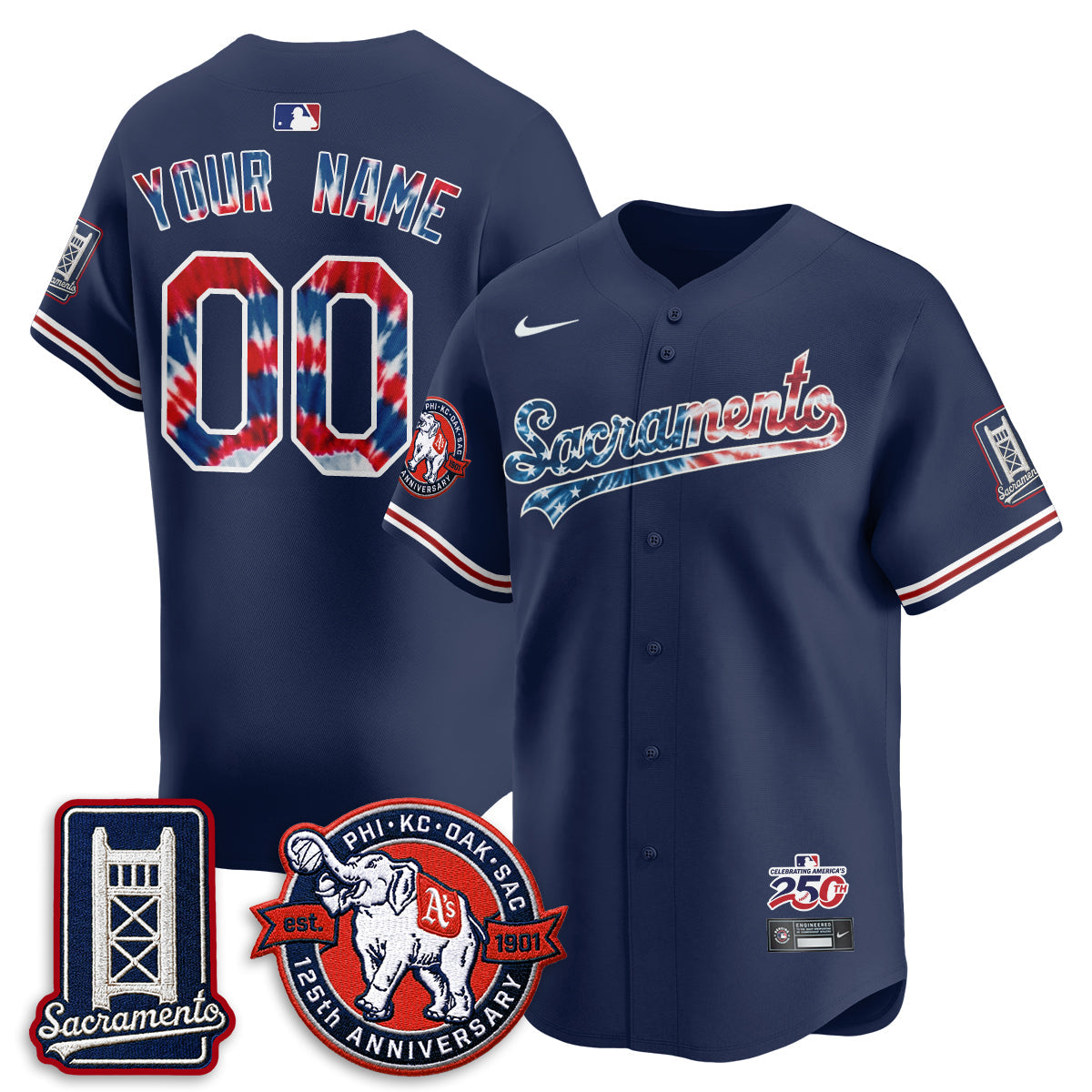 OAK Americana 2026 Vapor Limited Custom Jersey - Stitched
