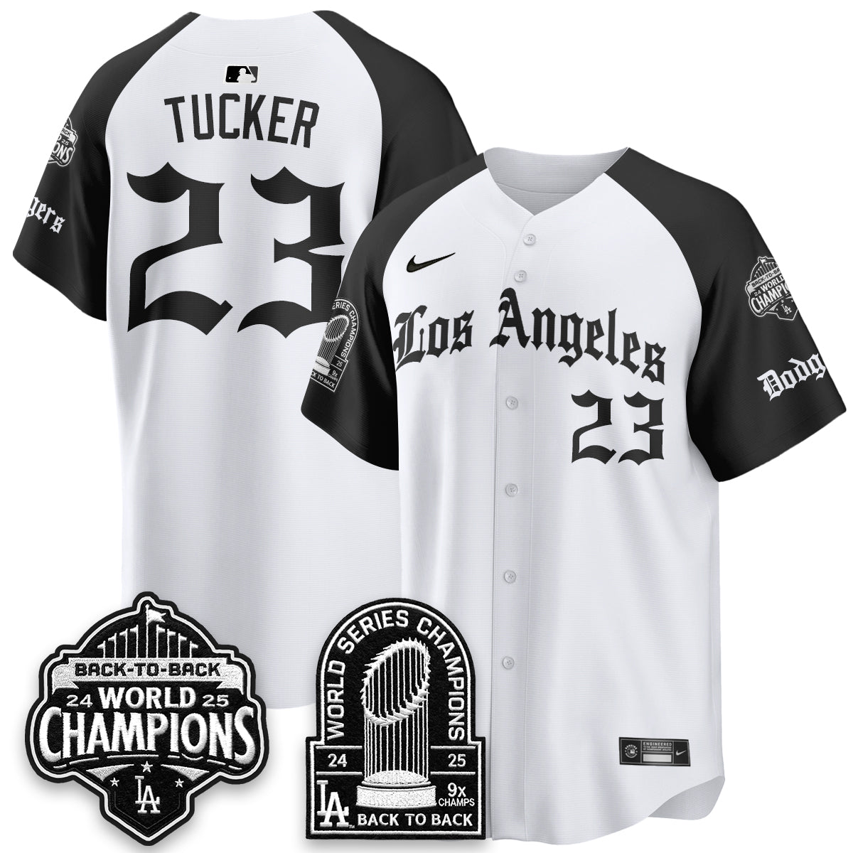 LAD WS Champions Back 2 Back Patch Vapor Premier Limited Gothic Edition Jersey - Stitched