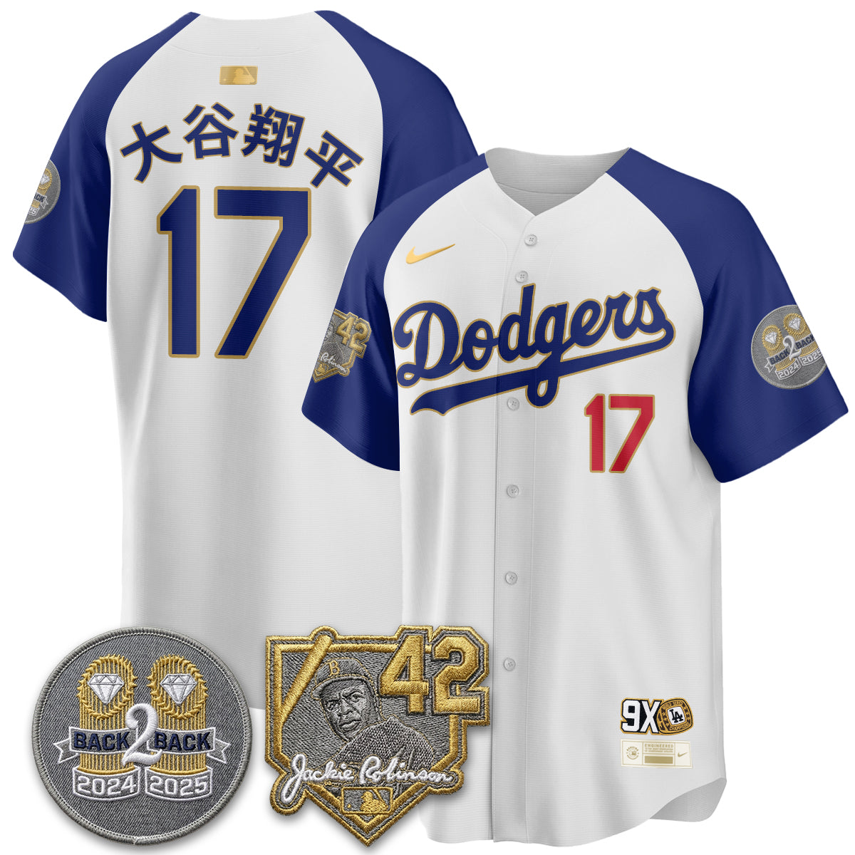LAD -  2026 Jackie Robinson Day Vapor Limited Jersey - Stitched