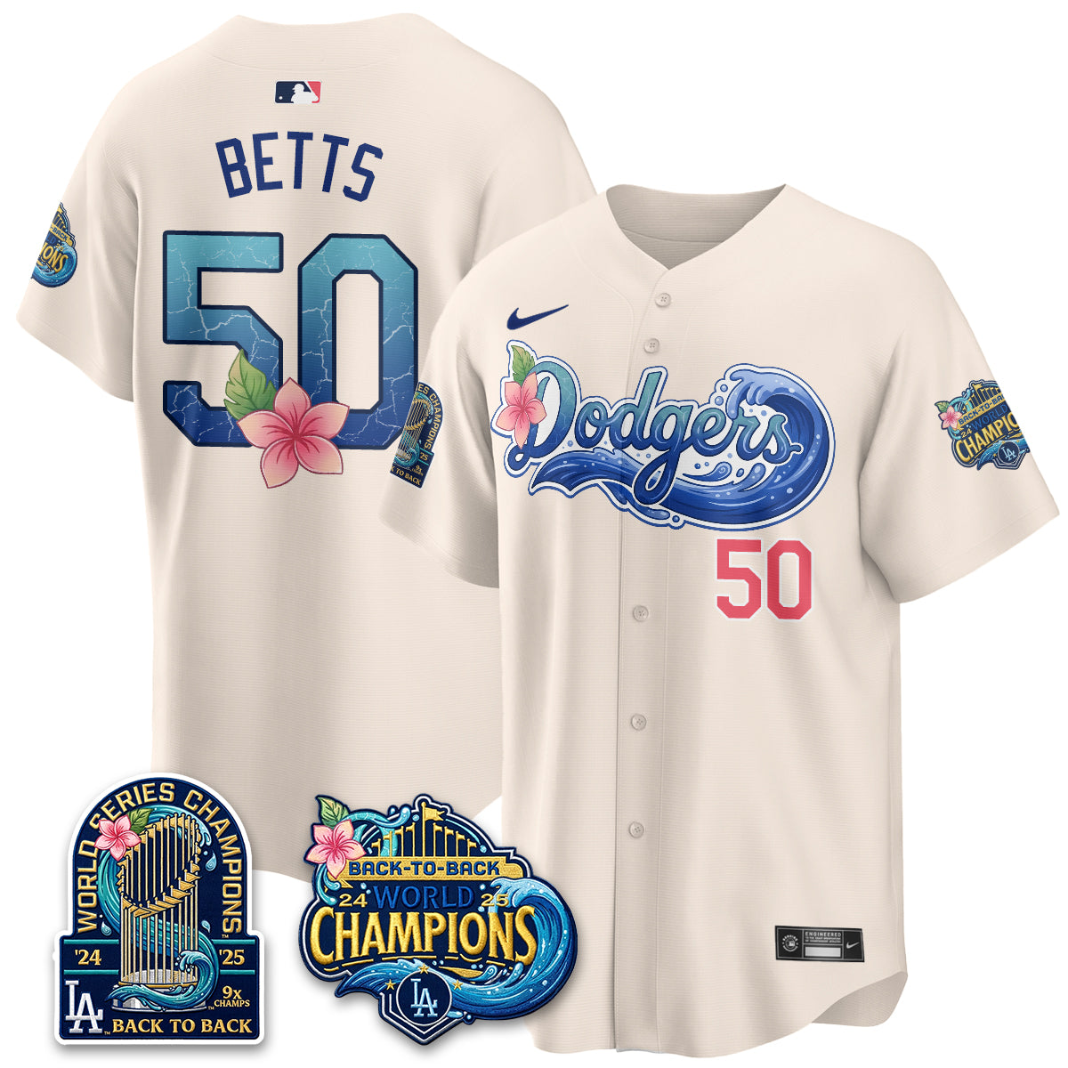 LAD Coastal Vapor Hawaiian Jersey - Stitched
