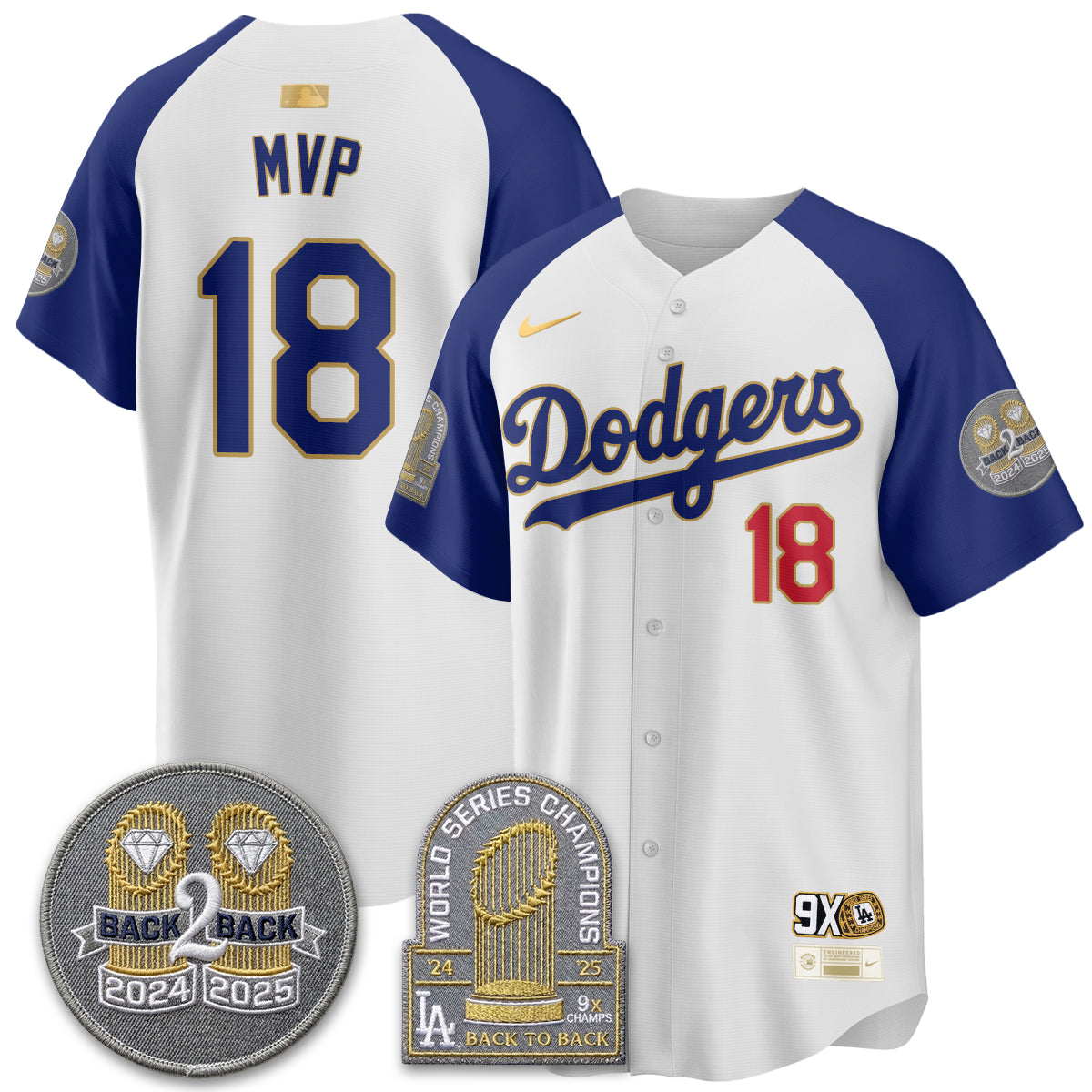 LAD Vapor Limited Jersey - Back to Back Champion - Stitched