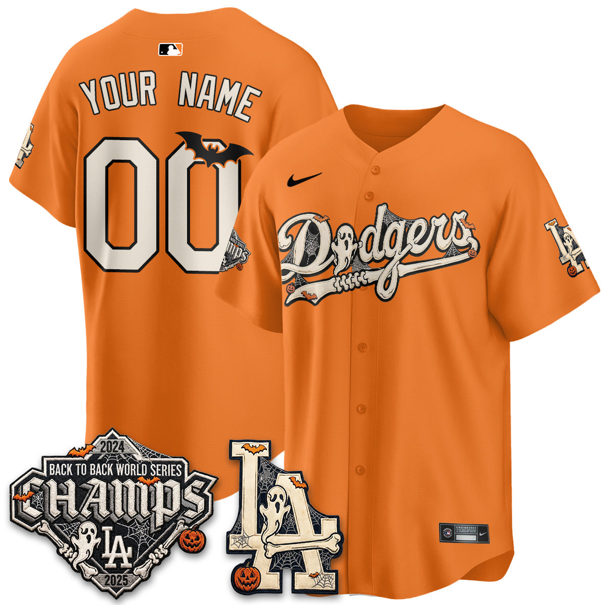 LAD Halloween 2026 Vapor Custom Jersey - Stitched