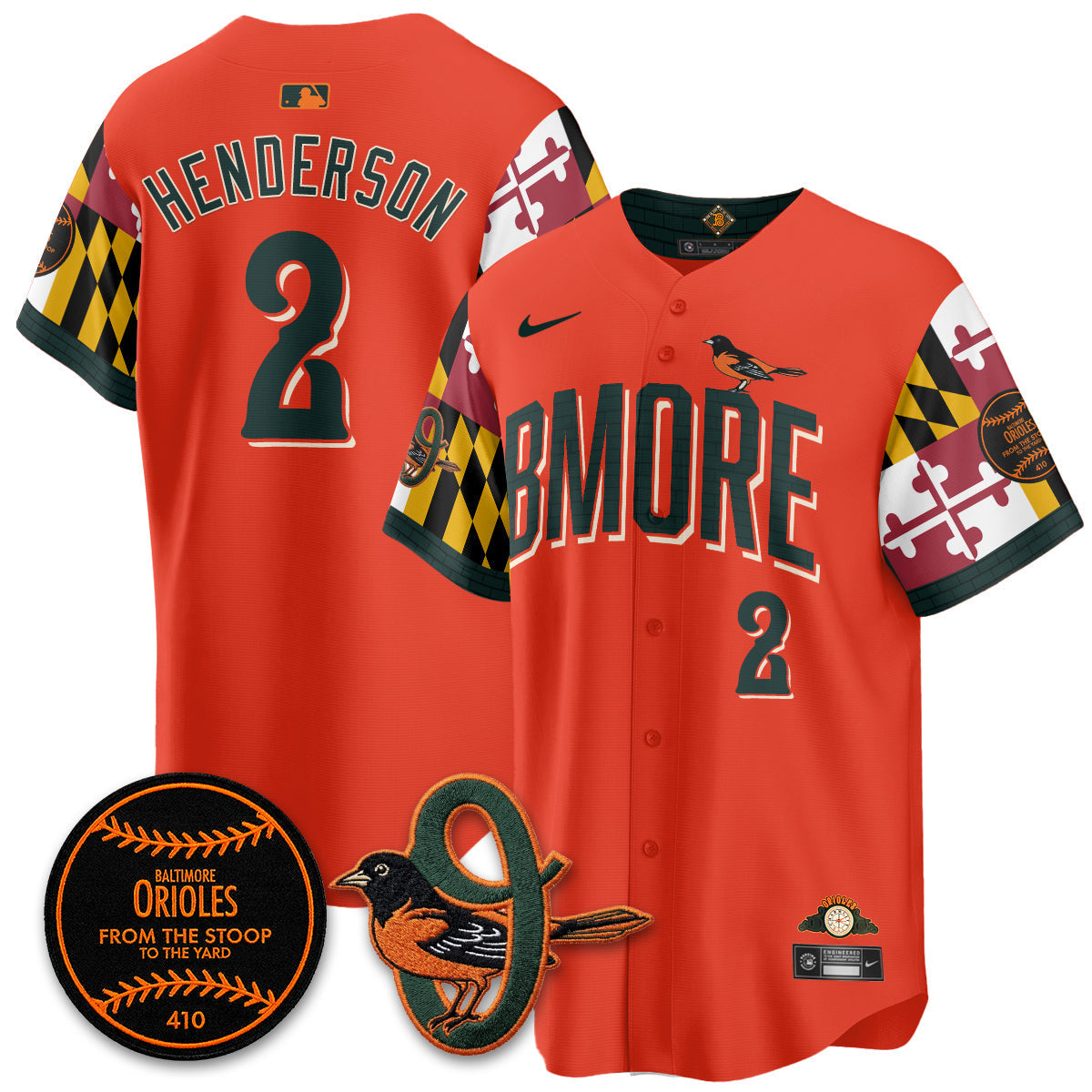 BAL x Maryland State Flag 2026 Vapor Jersey - Stitched