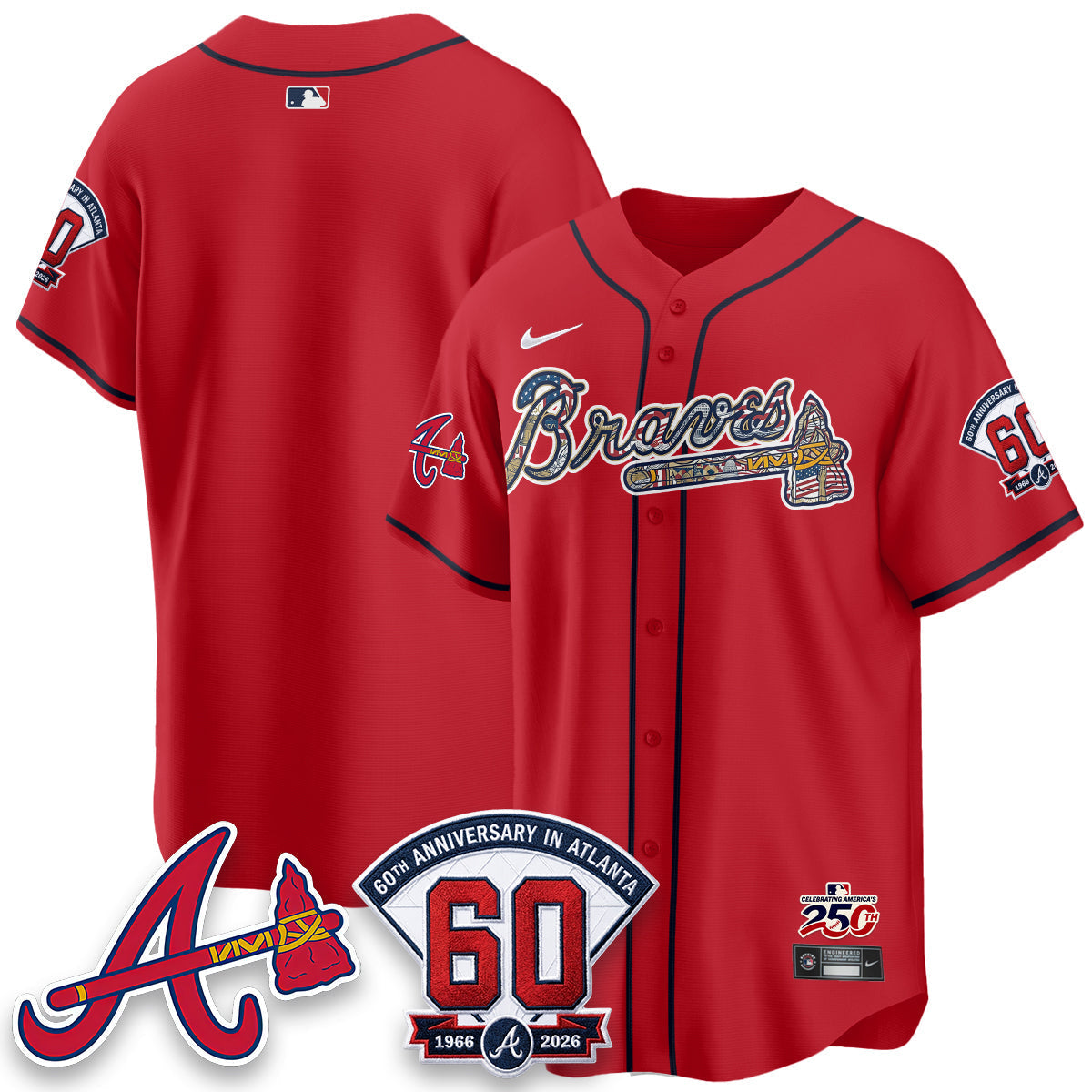 ATL 2026 Independence Day USA Vapor Limited Jersey - Stitched