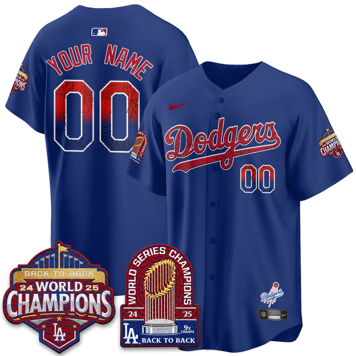 LAD x Web-Head 2026 Vapor Custom Jersey - Stitched