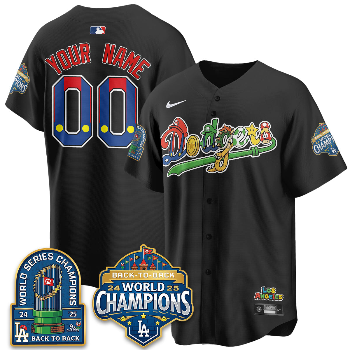 LAD x The Red Plumber Vapor Custom Jersey - Printed
