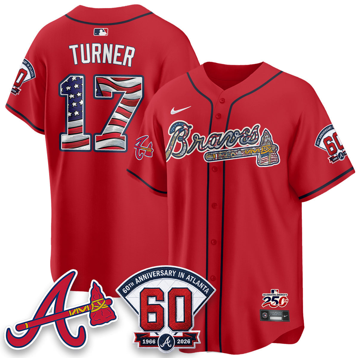 ATL 2026 Independence Day USA Vapor Limited Jersey - Stitched