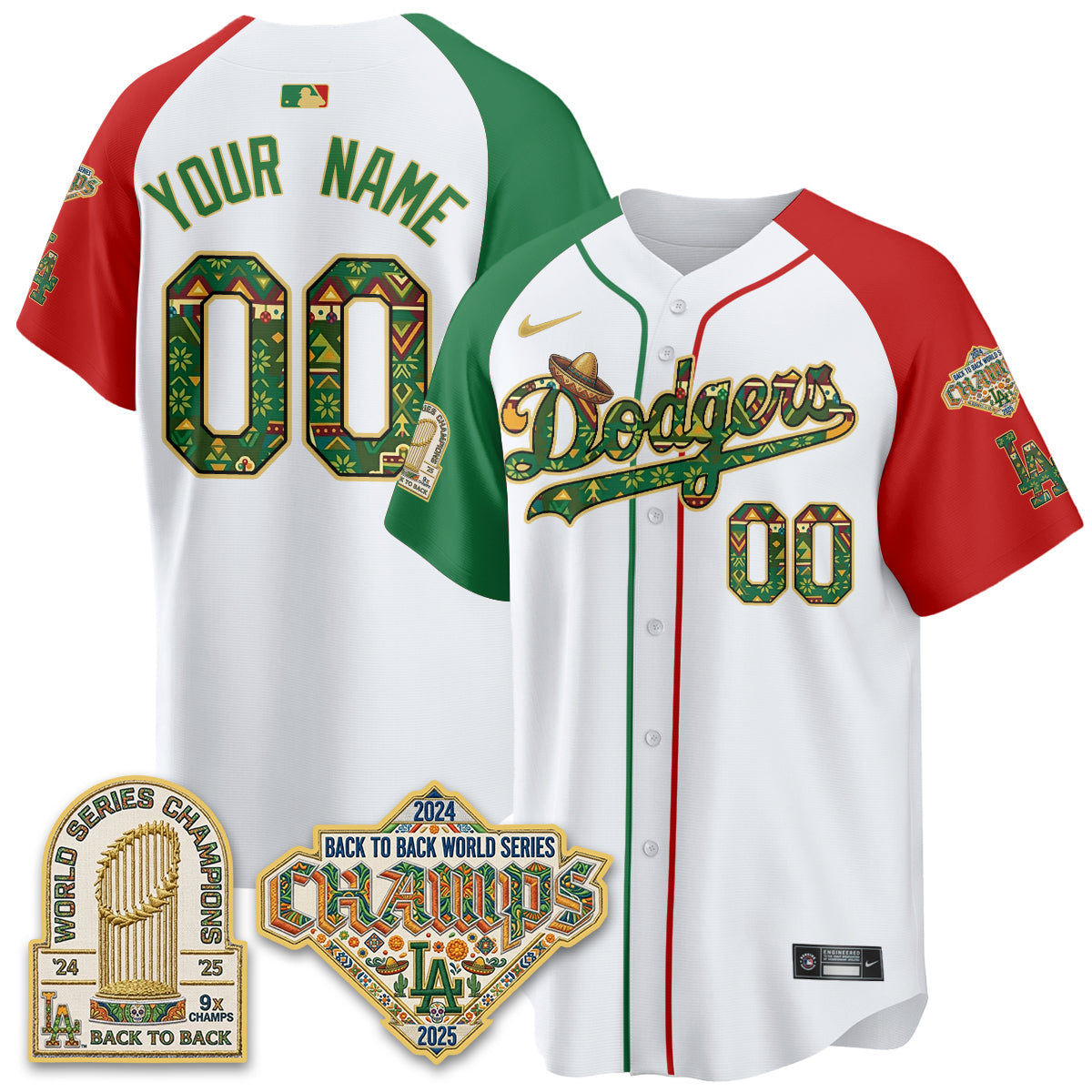 LAD x Mexican Heritage 2026 Limited Vapor Custom Jersey - Stitched