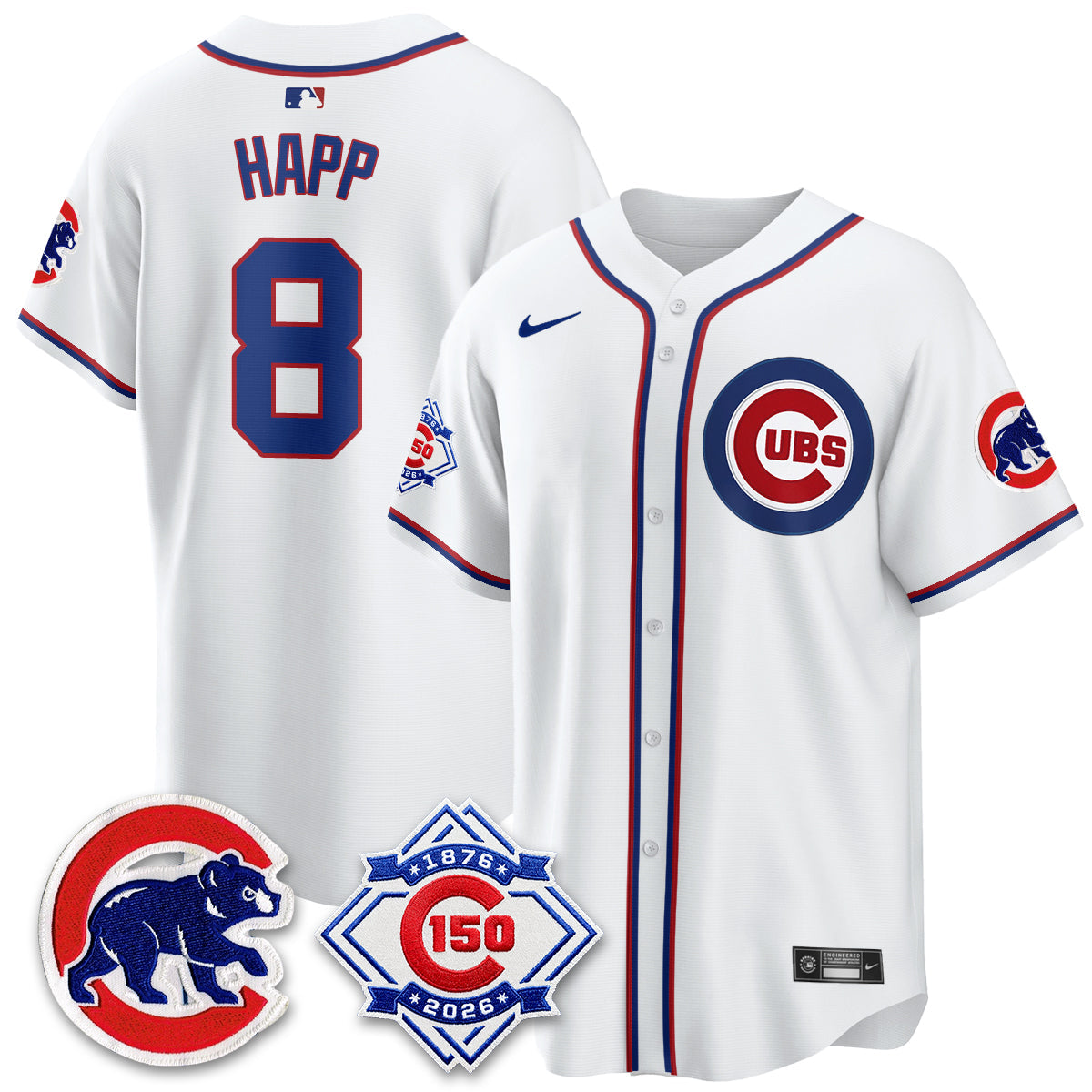 CHC 150th Anniversary Black Out Style Vapor Premier Limited Jersey - All Stitched