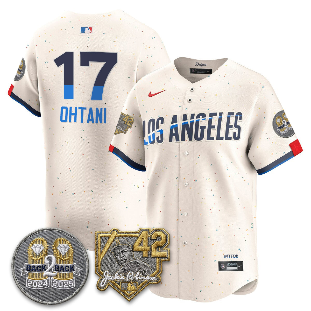 LAD -  2026 Jackie Robinson Day Vapor Limited Jersey - Stitched