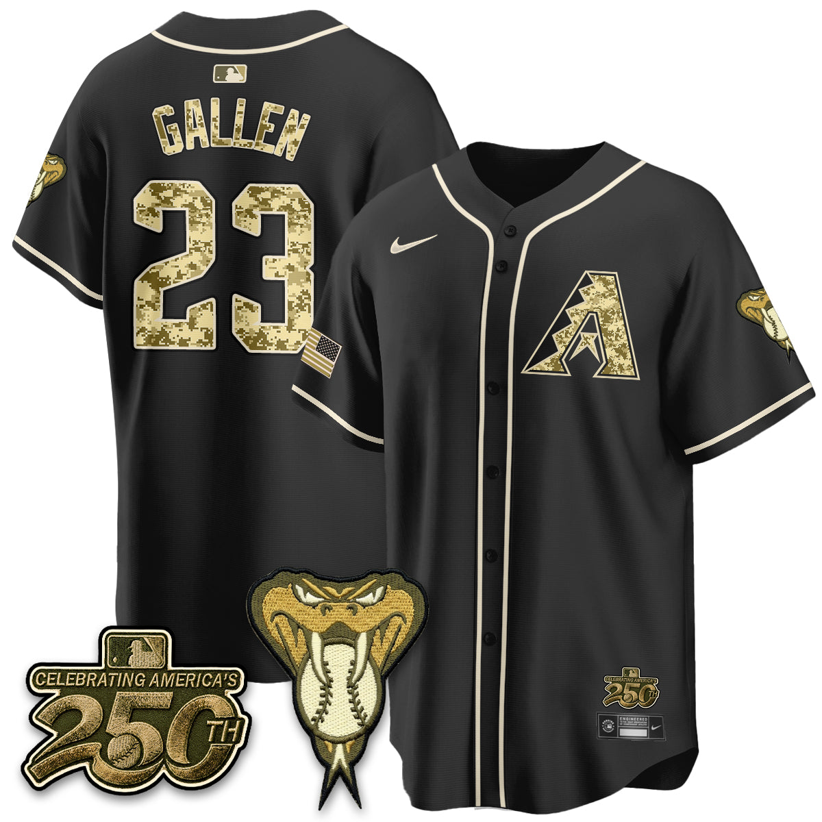ARI Salute to Service 2026 Vapor Premier Limited Jersey - All Stitched