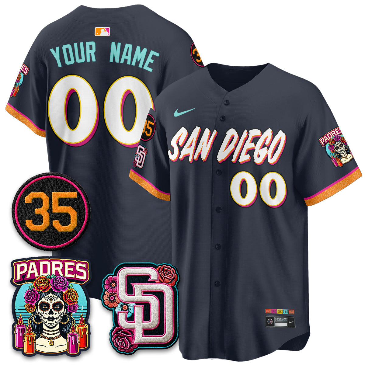 SD 2026 City Connect Vapor Premier Limited Custom Jersey - Stitched V2