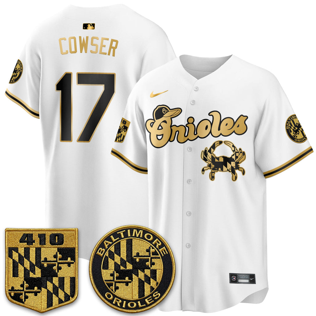 BAL Maryland Flag Vapor Limited Jersey - Stitched