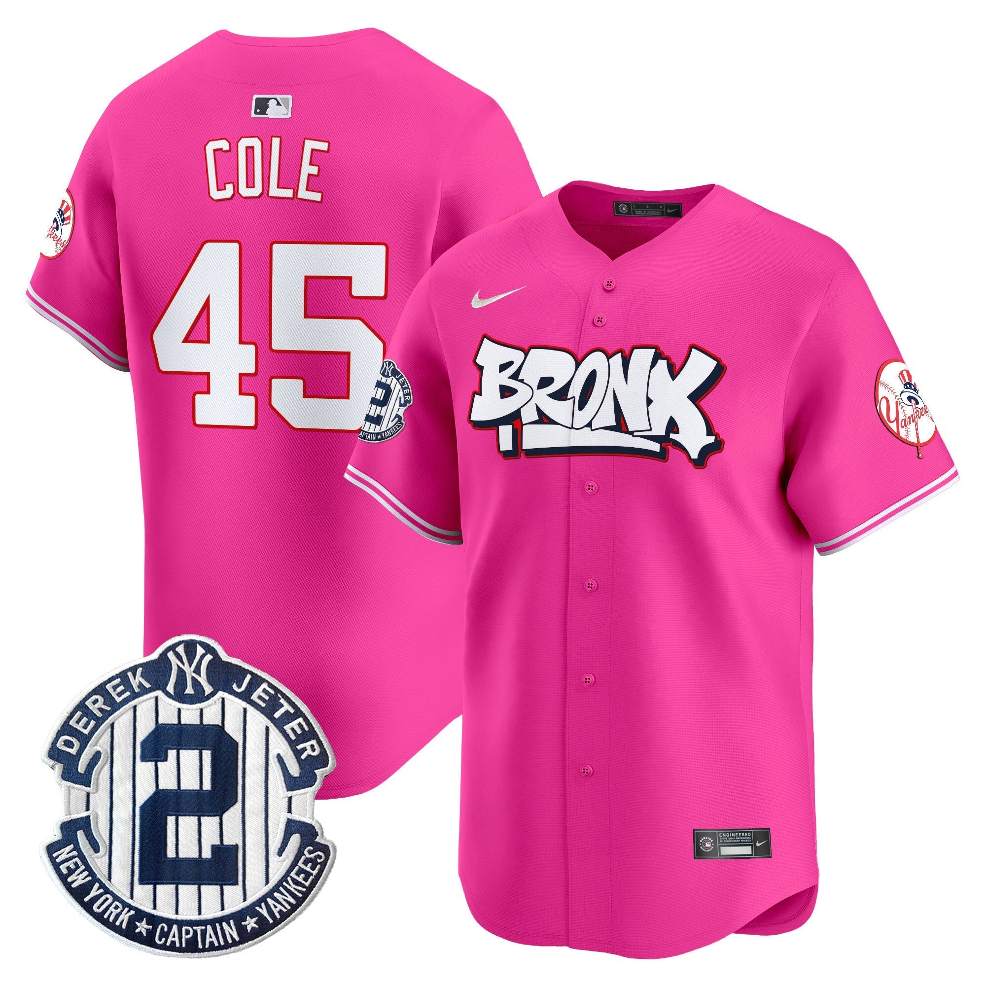 NYY The Bronx Graffiti Vapor Premier Limited Jersey V4 - Stitched