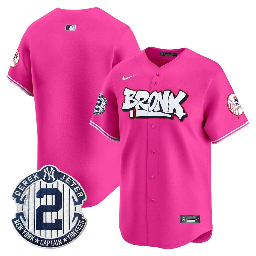 NYY The Bronx Graffiti Vapor Premier Limited Jersey V4 - Stitched