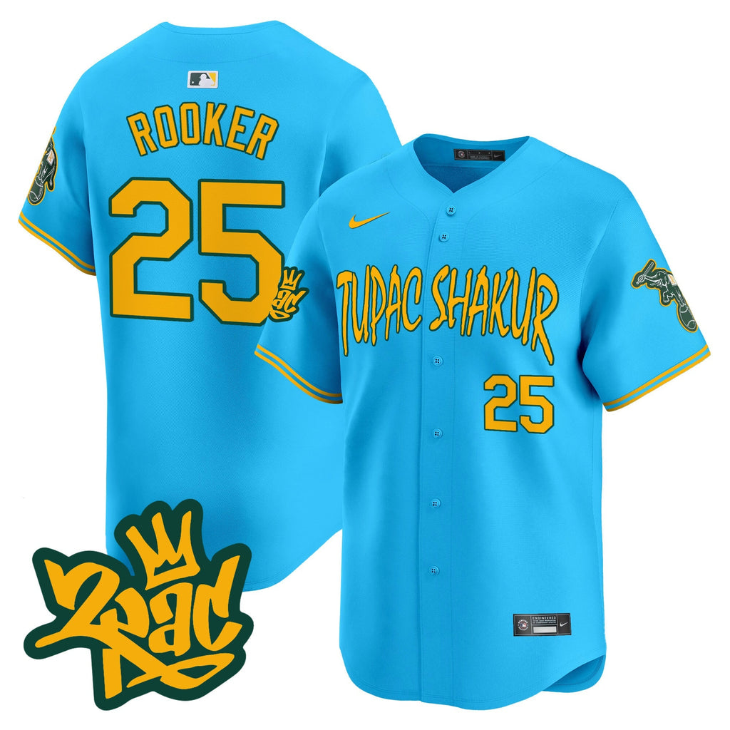 OAK Tupac Shakur Vapor Premier Limited Jersey - Stitched