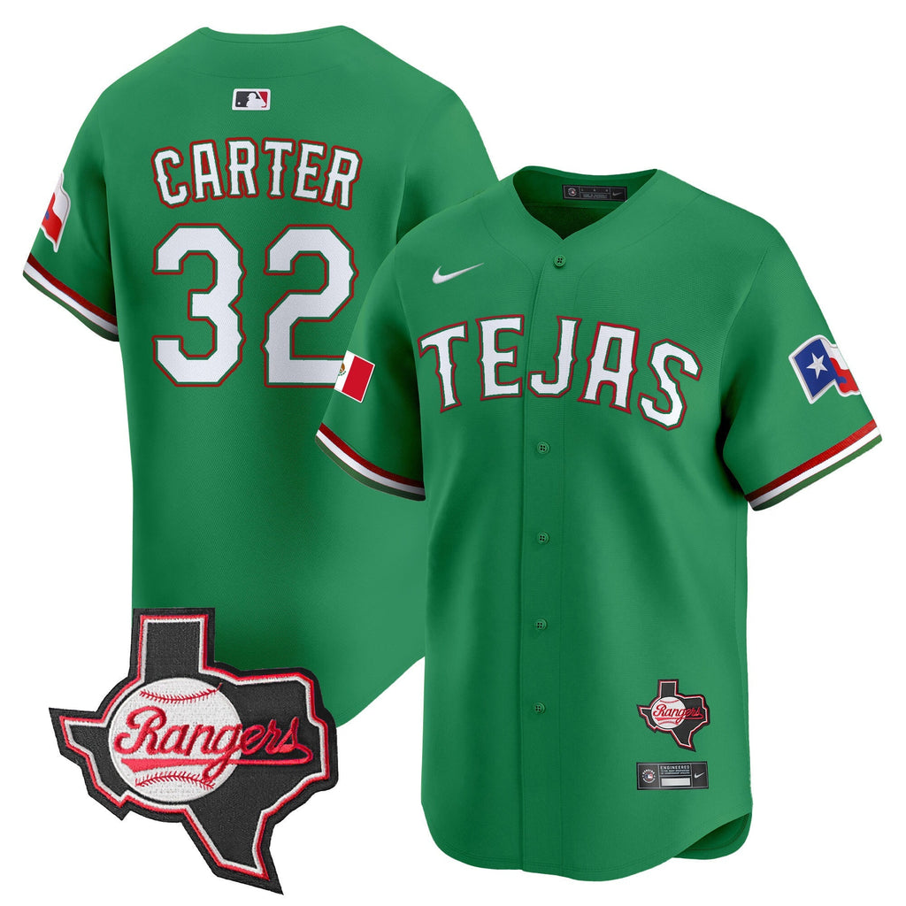 TEX Mexico Texas Patch Vapor Premier Limited Jersey - Stitched