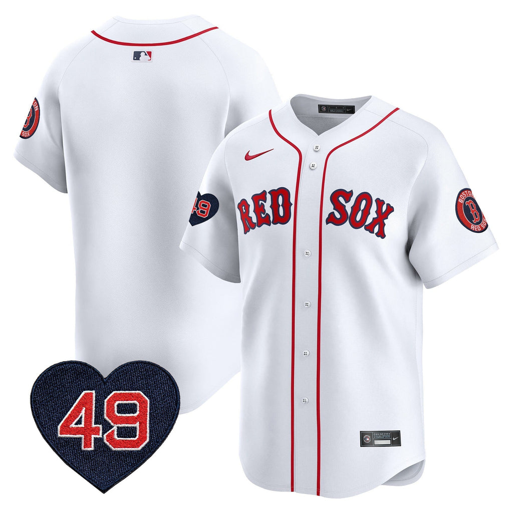 BOS Tim Wakefield Patch Vapor Premier Limited Jersey - Stitched