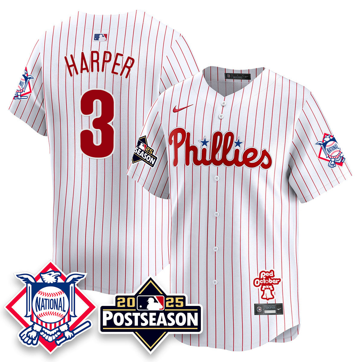 PHI 2025 Postseason Jersey - Stitched