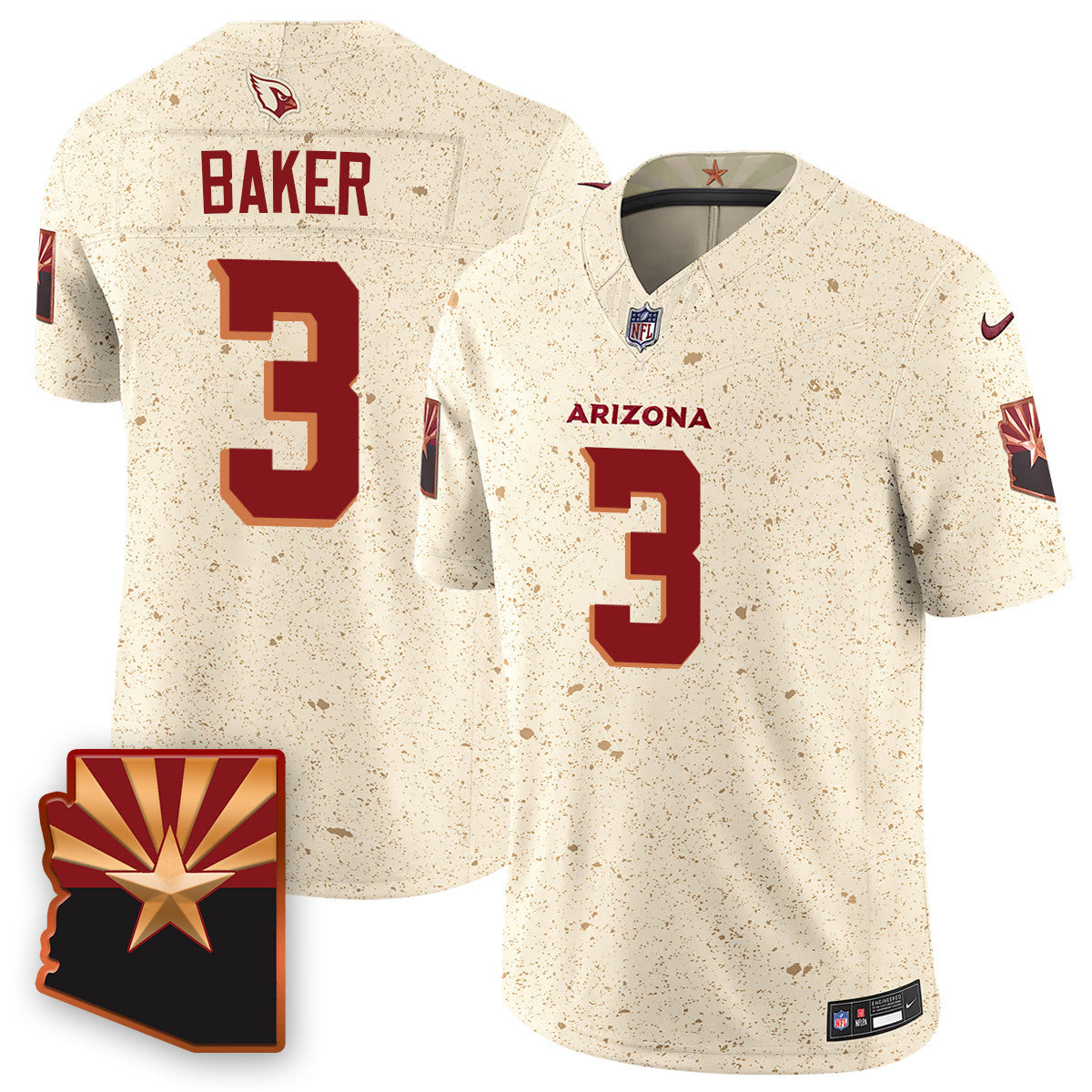 Arizona Cardinals F.U.S.E. Limited Rivalry Series Jersey - All Stitched